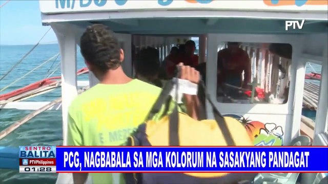 PCG, nagbabala sa mga kolorum na sasakyang pandagat