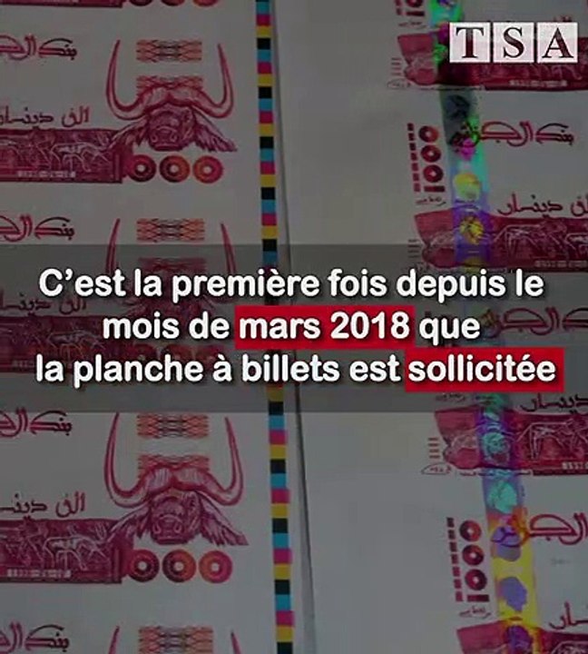 La planche à billets reprend