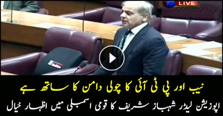 Opposition leader Shehbaz Sharif speech in National Assembly