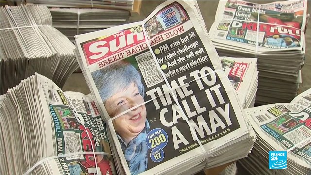 Theresa May wins Conservative party no-confidence vote