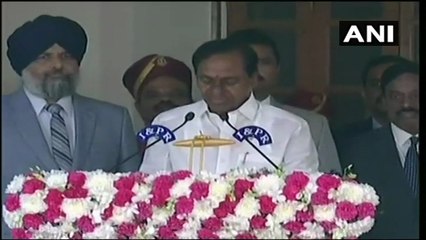 ചന്ദ്രശേഖര റാവു മുഖ്യമന്ത്രിയായി സത്യപ്രതിജ്ഞ ചെയ്‌തു