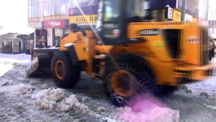 Bingöl'de Kış Manzarası ve Kar Temizleme 🚜