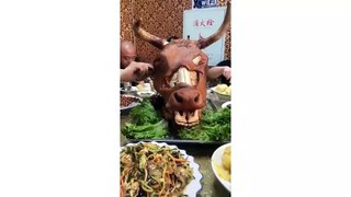 EATING SHOW COMPILATION-CHINESE FOOD-MUKBANG-challenge-Beauty eat strange food-asian food-NO.238