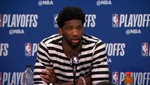 Joel Embiid Postgame conference   Celtics vs Sixers Game 3   May 5, 2018   NBA Playoffs