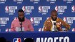 James Harden & CP3 Postgame Conference   Rockets vs Warriors Game 3   May 20, 2018   NBA Playoffs