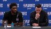 Joel Embiid & JJ Reddik Postgame conference   Heat vs Sixers Game 5   April 24, 2018   NBA Playoffs