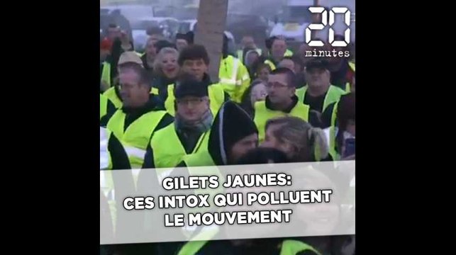 Gilets jaunes: Ces intox qui polluent le mouvement