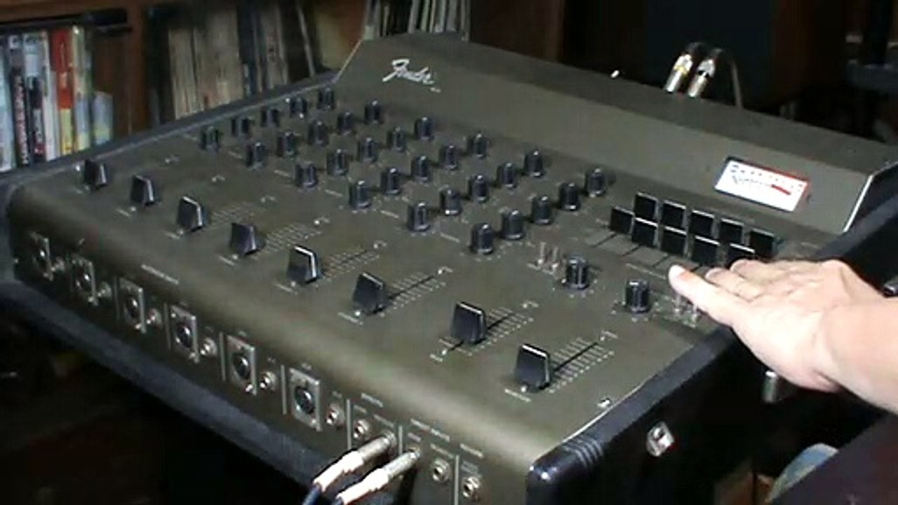 Fender MA 6 Mixer Amplifier Vintage PA System made in USA 1978 (21)