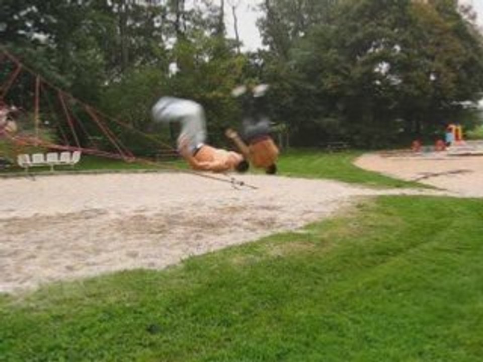acrobatie au parc de villefontaine