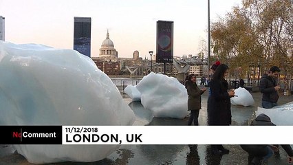 Londres : "Ice Watch", l'éphémère installation écologique d'Olafur Eliasson