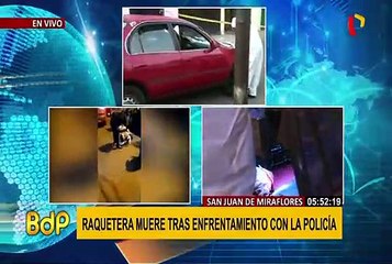 SJM: persecución policial con balacera deja un muerto y tres heridos