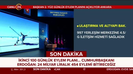 Cumhurbaşkanı Erdoğan: Kurulu milli baz istasyonu