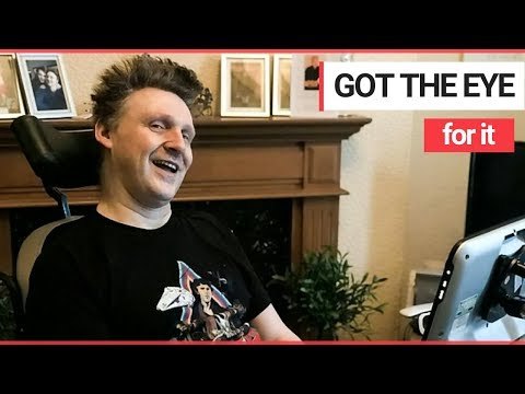 Paralysed Artist creates Stunning Gallery of Work - Using Only His EYES | SWNS TV