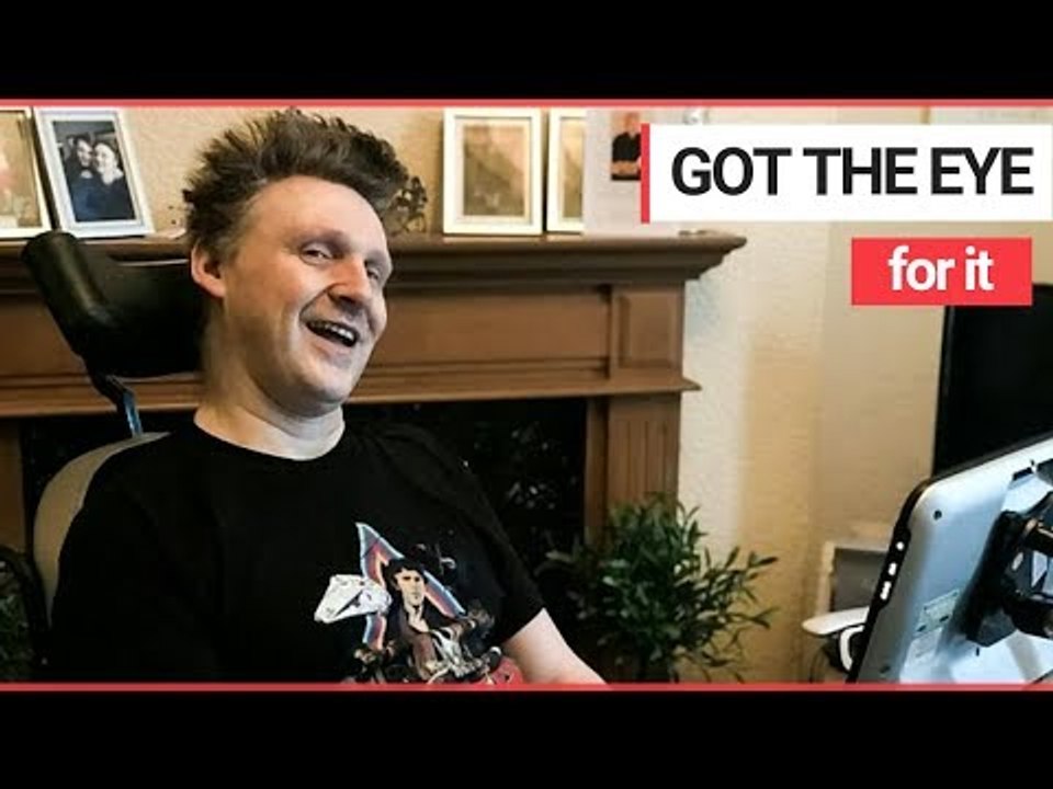 Paralysed Artist creates Stunning Gallery of Work - Using Only His EYES | SWNS TV