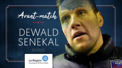 Dewald Senekal : « Chaque match nous sert à grandir comme équipe »