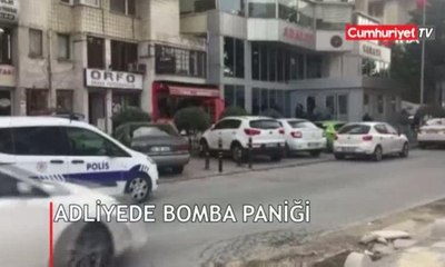 Büyükçekmece Adliyesi'nde bomba paniği