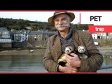 Man banned from pub for dining with pet ferrets | SWNS TV