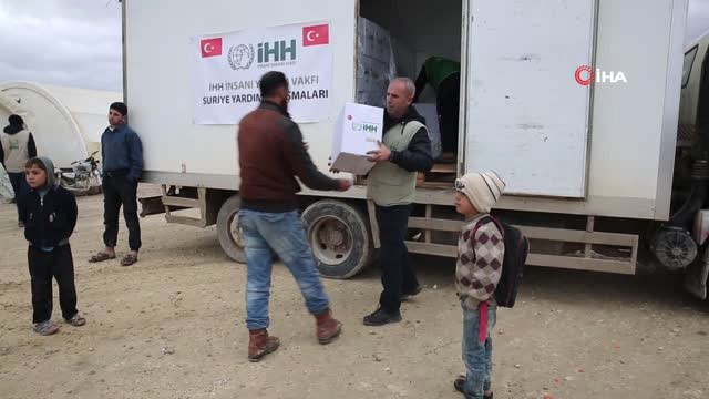 Çadırlarda Yaşayan Suriyeli 600 Aileye Gıda Yardımı