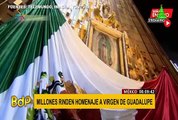 México: millones de fieles celebran el día de la Virgen de Guadalupe