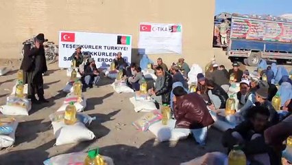 TİKA'dan Afganistan'daki savaş mağduru ailelere yardım - KABİL
