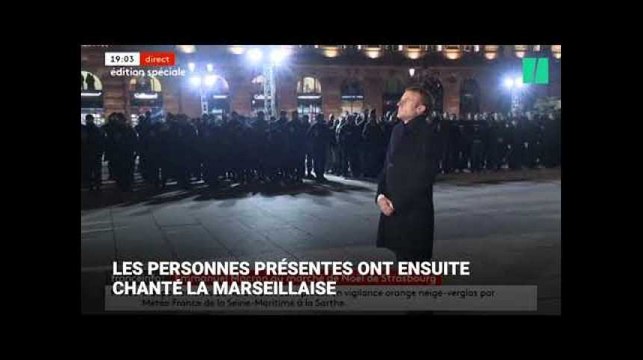 À Strasbourg, l'hommage de Macron aux victimes de l'attentat