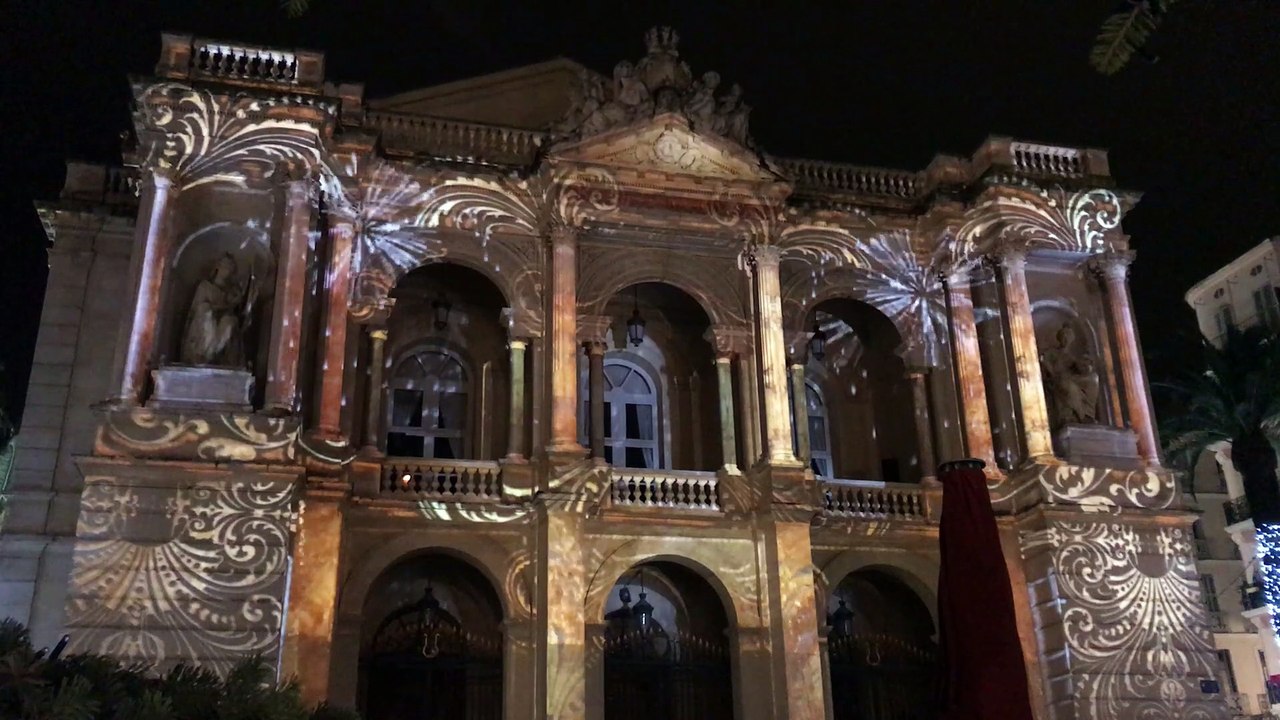 L’opéra et la place de l’Équerre sous le feu des projecteurs de "Toulon en lumière"