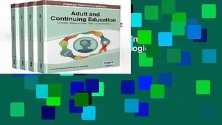 New E-Book Adult and Continuing Education: Concepts, Methodologies, Tools, and Applications