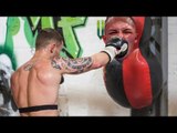 Carl Frampton POUNDS THE BAG (and gets a surprise visitor)