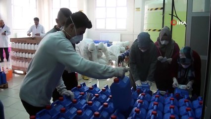 3 ilin kurumlarının temizlik malzemeleri bu okulda üretiliyor