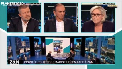 Marine Le Pen invitée de "Zemmour & Naulleau" sur Paris Première