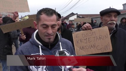 Banorët protestojnë për rrugën "Shote Galica", kërkojnë të asfaltohet