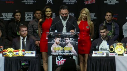 Bernard Hopkins at Podium