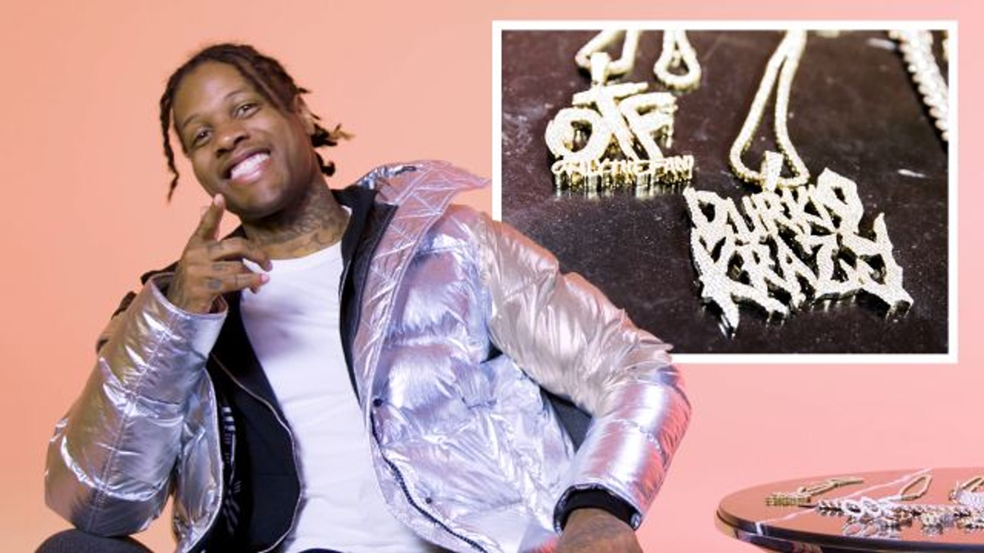 ⁣Lil Durk Runs Us Through His Jewelry Collection