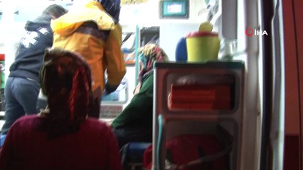 Misafirliğe geldiği kardeşinin evinde yangın yüzünden korku dolu anlar yaşadı