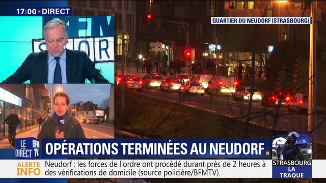 Attaque de Strasbourg: opérations policières terminées au Neudorf (1/3)