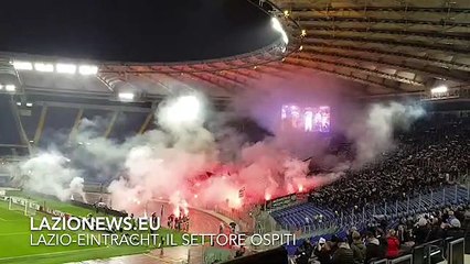 LAZIO-EINTRACHT, IL SETTORE OSPITI