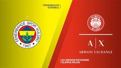 Fenerbahce Istanbul - AX Armani Exchange Olimpia Milan Highlights | Turkish Airlines EuroLeague RS Round 12
