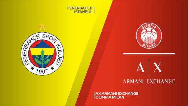 Fenerbahce Istanbul - AX Armani Exchange Olimpia Milan Highlights | Turkish Airlines EuroLeague RS Round 12