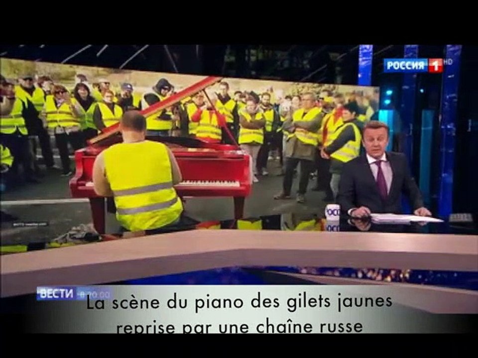 Le piano des gilets jaunes piraté par la Russie !