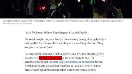 Murder Of A Holocaust Survivor