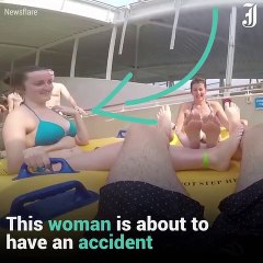 Ce toboggan aquatique a presque pris sa vie...