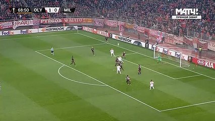 Cristián Zapata Own Goal HD - Olympiakos Piraeus	2-0	AC Milan 13.12.2018