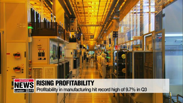 Korean companies' profitability increased y/y in Q3: BOK
