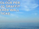 Wall Smart Designs MULTI FULL COLOUR PERSONALISED 3D GRAFFITI NAME CRACKED WALL ART