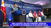 Pres. #Duterte: Walang puwedeng umangkin sa tagumpay ng pagbabalik ng Balangiga bells