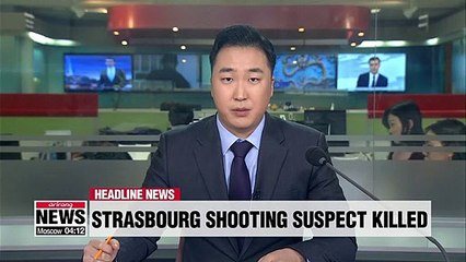 Strasbourg Christmas market gunman shot dead