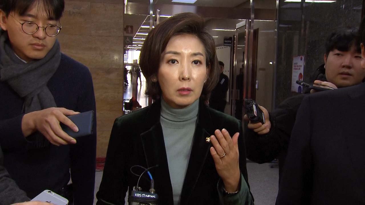나경원 "선거제 개편, 개헌과 함께 논의하면 검토" / YTN
