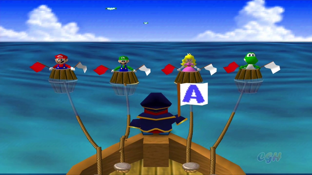 Mario Party N64 All Brainy Minigames Gameplay