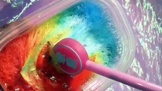 Satisfying Slime ASMR - Slime Coloring