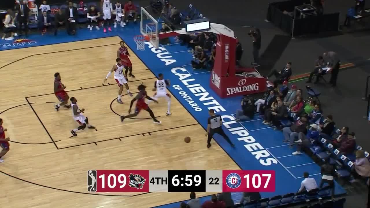 Desi Rodriguez swats it away!